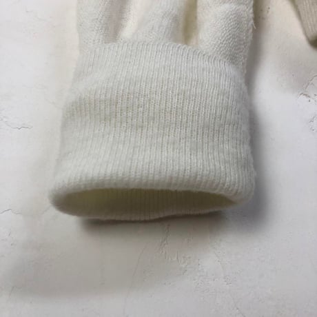 ラコステ　アクリル　ニット　カーディガン　刺繍　ロゴ　白