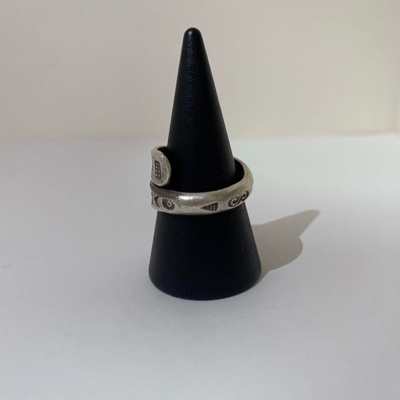 KARENSILVER カレン シルバー 民族 ハンドメイド 魚 柄 リング 指輪