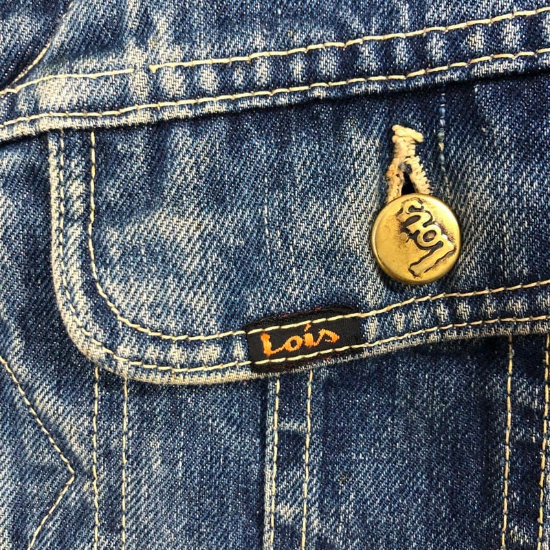 2675 Lois　デニム　ジャケット　Gジャン　革タグ Lois デニム ジャケット Gジャン 革タグ | PEACE TOWN