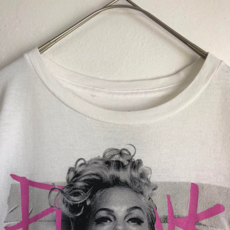 P!NK ピンク ビッグプリント Tシャツ ツアーT ミュージック ホワイト