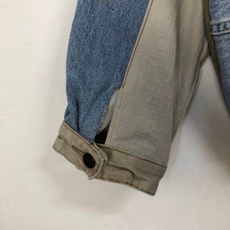 カーハート　リメイク　再構築　ジャケット　ロゴ　切替　パッチワーク