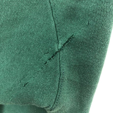 カレッジ　ミシガン　大学　刺繍　ロゴ　スウェット　トレーナー　緑