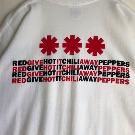 BOOTLEG　Red Hot Chili Peppers　レッチリ　GIVE IT AWAY　Tシャツ