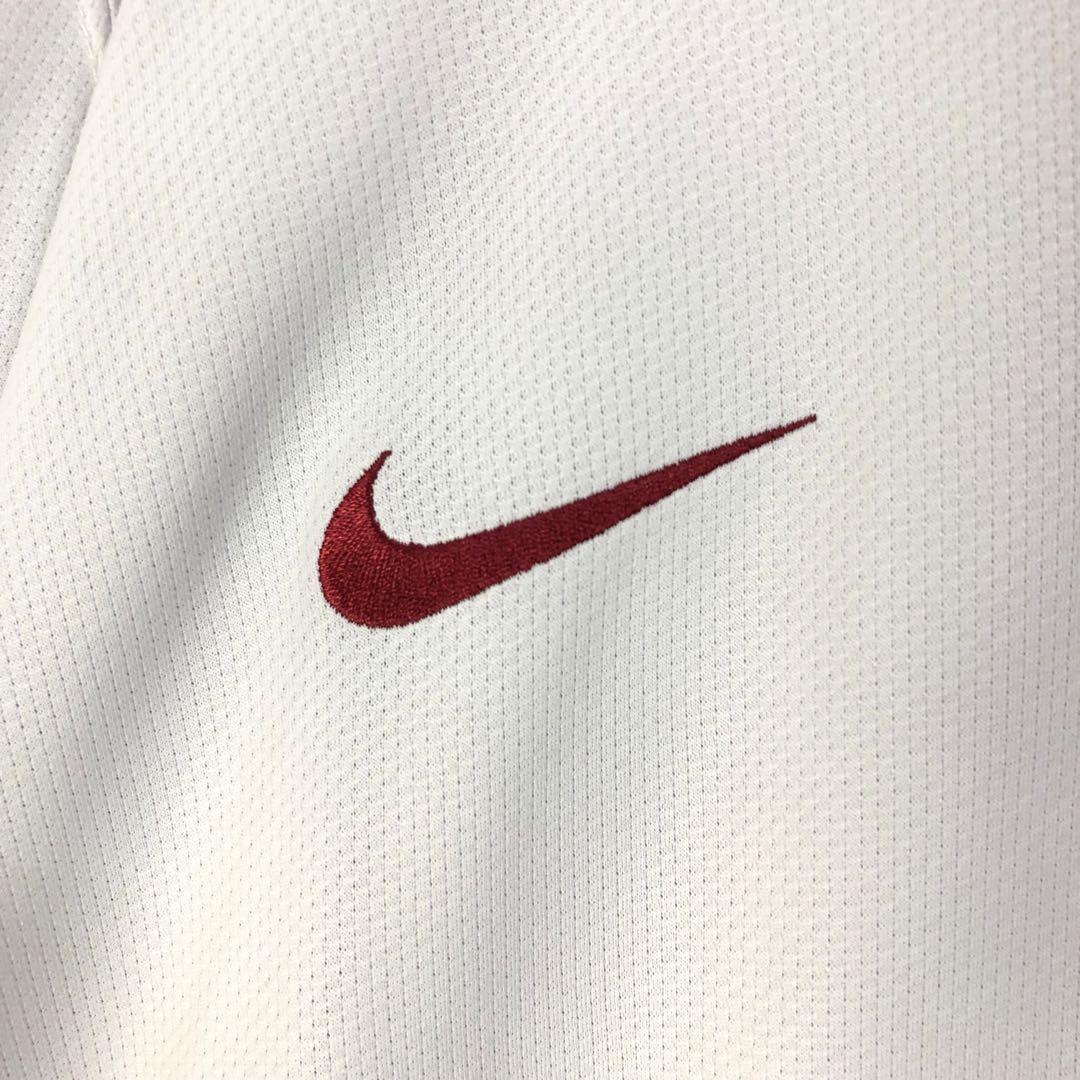 NIKE アメリカ ゲームシャツ ユニフォーム サッカー 刺繍 ロゴ 白 2XL