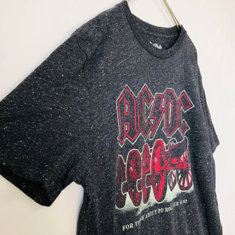 ACDC　ビッグロゴ　半袖　Tシャツ　黒