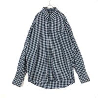 チャップス　ラルフローレン　BD シャツ　チェック 青　緑