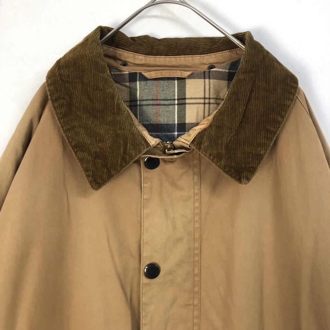 2833 バブアージャケットコート襟ゆるだぼ茶