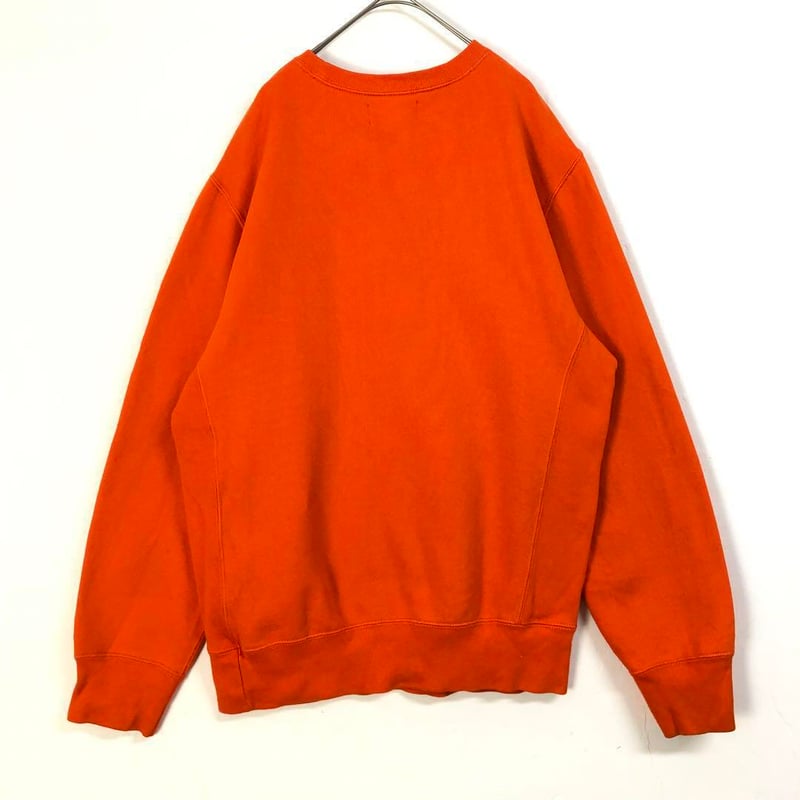 ポロラルフローレン スウェット トレーナー 無地 刺繍 ロゴ オレンジ