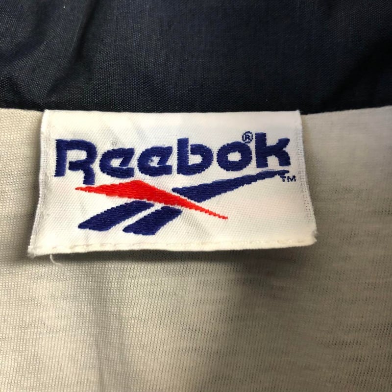 リーボック ジャージ ナイロンジャケット 刺繍 ロゴ 黒 | PEACE TOWN