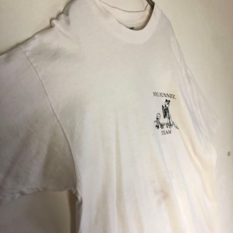 90s シングルステッチ　フルーツオブザルーム　半袖　Tシャツ　白
