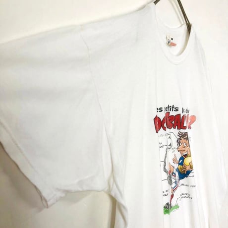 00s フルーツオブザルーム　サッカー　ビッグロゴ　半袖　Tシャツ　白