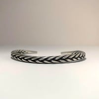 KARENSILVER　カレンシルバー　編み込み　バングル　ブレスレット　ハンドメイド　925