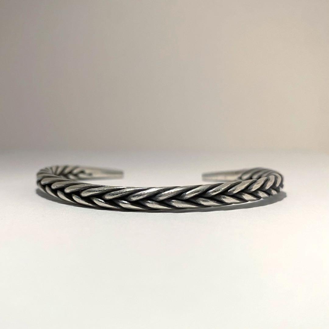 KARENSILVER カレンシルバー 編み込み バングル ブレスレット