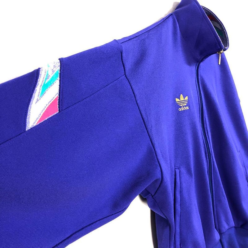 90s デサント製 アディダス ジャージ トラックジャケット 紫 | PEACE TOWN