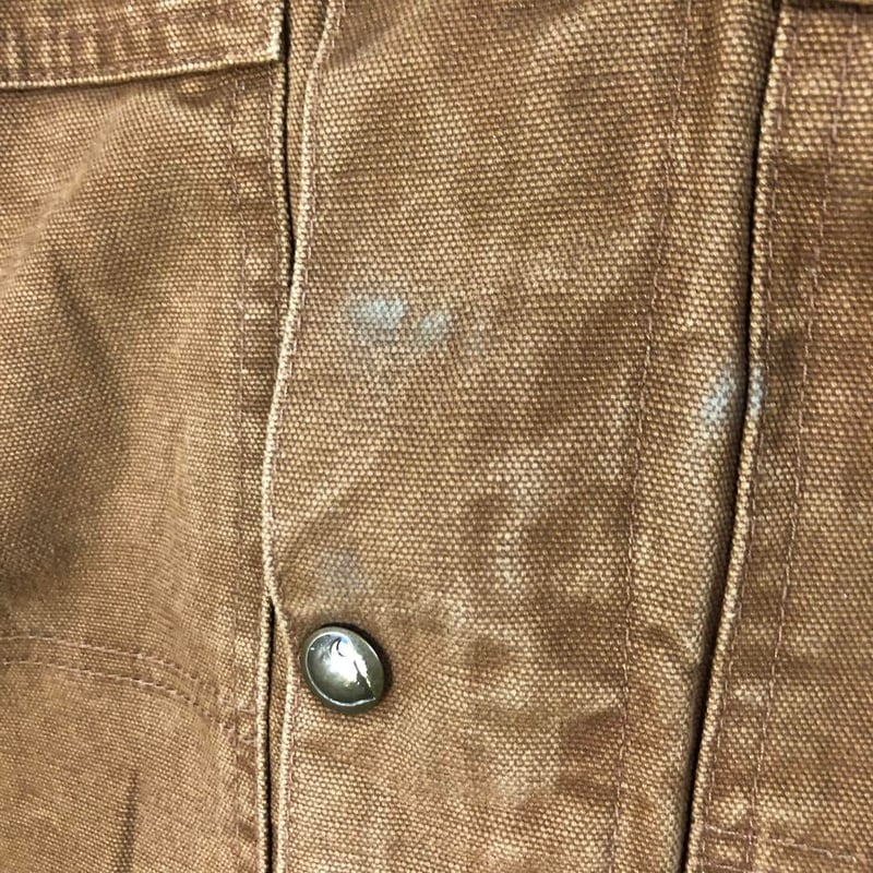 Carhatt カーハート バーウィックジャケット ダック地 革タグ ロゴ