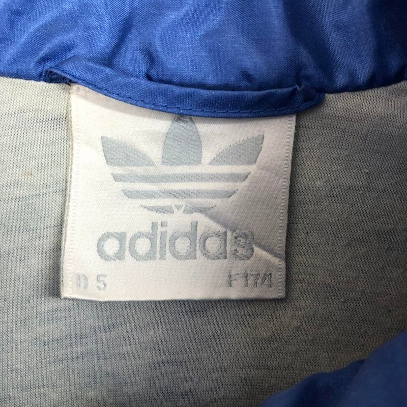 80's アディダスオリジナルス ジャージ ナイロンジャケット 刺繍 ロゴ