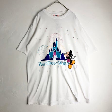 90s　USA製　Disney オールドディズニー　ミッキー　Tシャツ