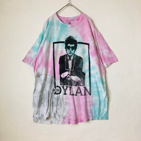 BOB DYLAN ボブディラン　ビッグロゴ　Tシャツ　タイダイ
