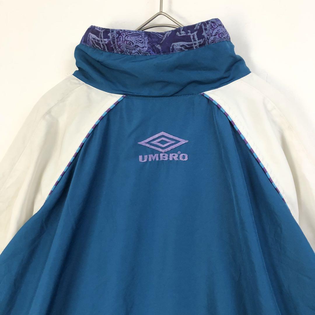 【激レア】90s UMBRO アンブロ　トラックジャケット　スコットランド　刺繍 336e66a309ff2b66f2ca7715fcf929