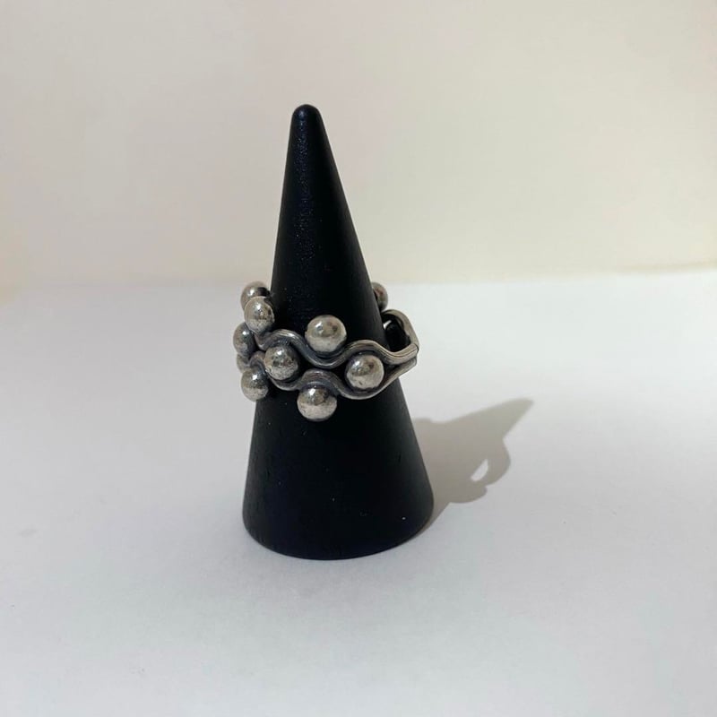 KARENSILVER カレン シルバー 民族 ハンドメイド 螺旋 DNA リング 指輪