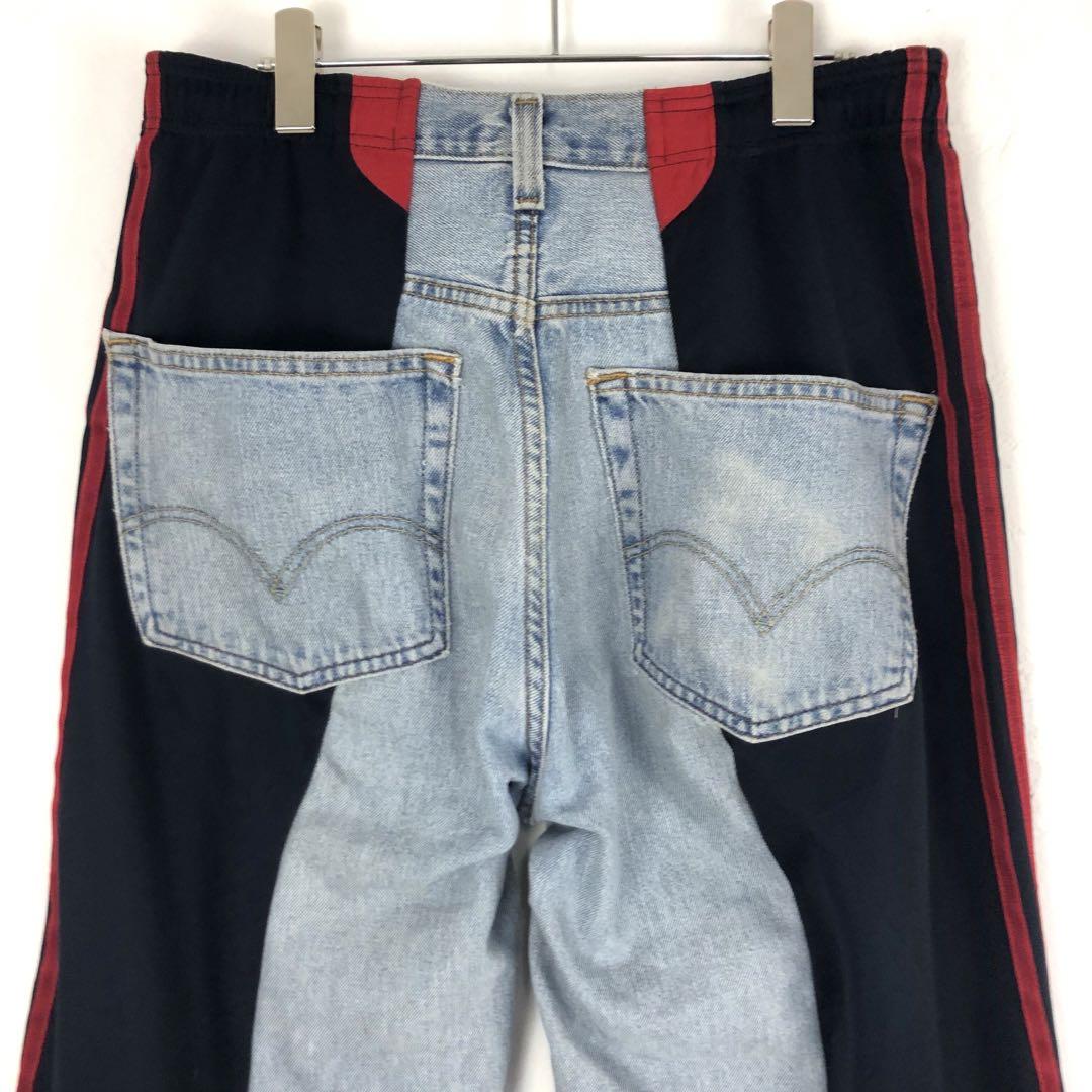 adidasリメイクデニム アディダス風ZIPデニムのリメイク方法 | TikTok