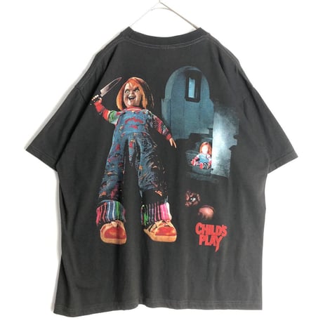 BOOTLEG　CHUCKY チャッキー　ビッグプリント　Tシャツ　黒