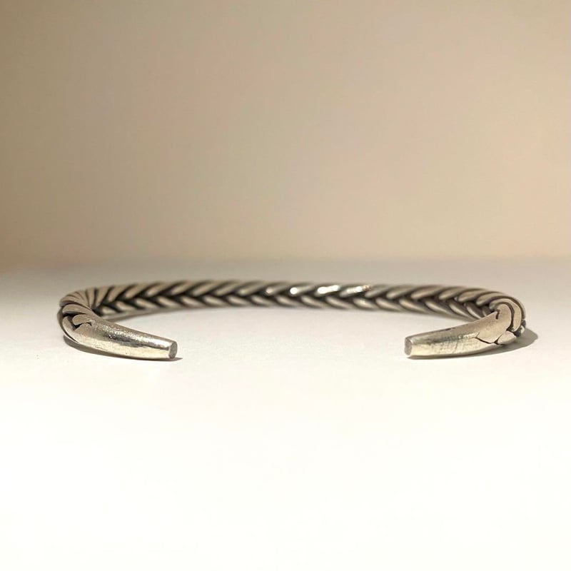 KARENSILVER カレンシルバー 編み込み バングル ブレスレット