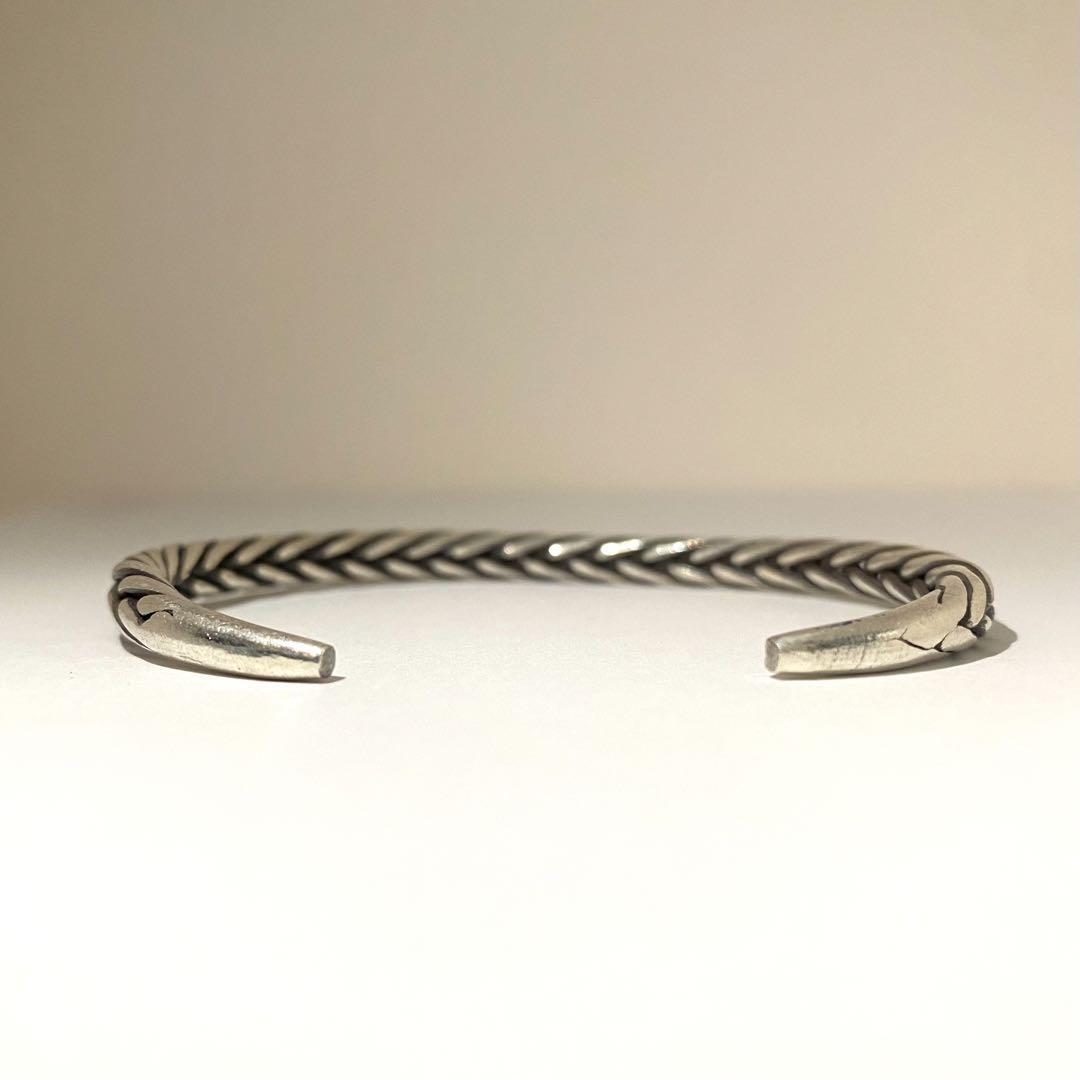 KARENSILVER カレンシルバー 編み込み バングル ブレスレット