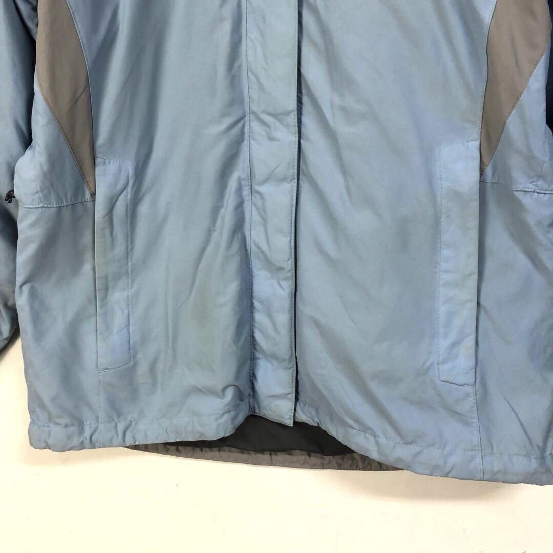 【美品】タンタンの冒険　ナイロンジャケット　マウンテンパーカー 刺繍イラスト CAMPFREE パーカー メンズ レディース 大人用 胸刺繍 刺繍入り ジップ