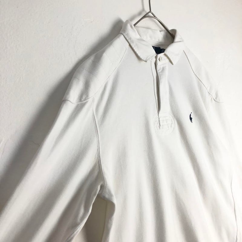 【美品】ラルフローレン・ラガーシャツ・ポニーロゴ刺繡・長袖シャツ・90s・XL 90s Polo Ralph Lauren 長袖 ラガーシャツ M レッド ポロラルフ