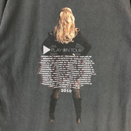 キャリー・アンダーウッド 　PLAY ON TOUR Tシャツ　黒
