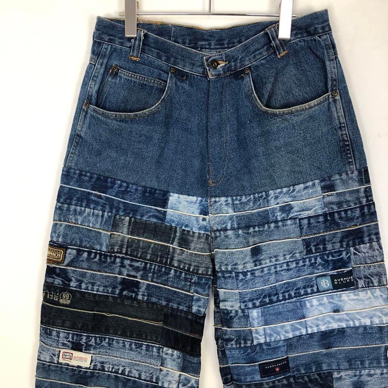 リーバイス リメイク デニム パンツ Gパン 再構築 パッチワーク