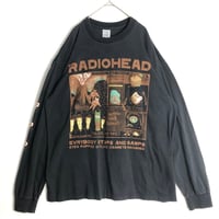 BOOTLEG　Radiohead レディオヘッド　ビッグプリント　ロンT　黒
