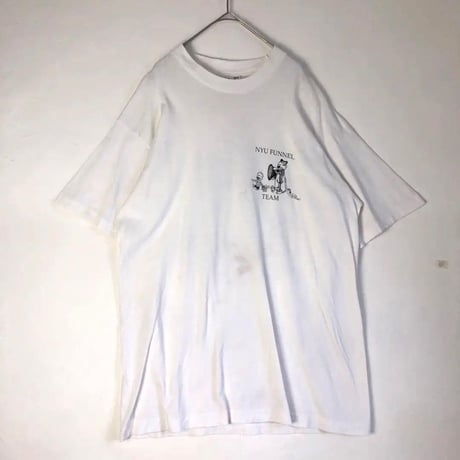 90s シングルステッチ　フルーツオブザルーム　半袖　Tシャツ　白