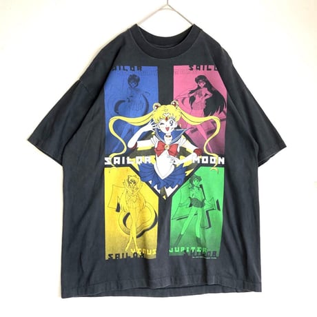 BOOTLEG　セーラームーン　アニメT　半袖　Tシャツ　ビッグプリント