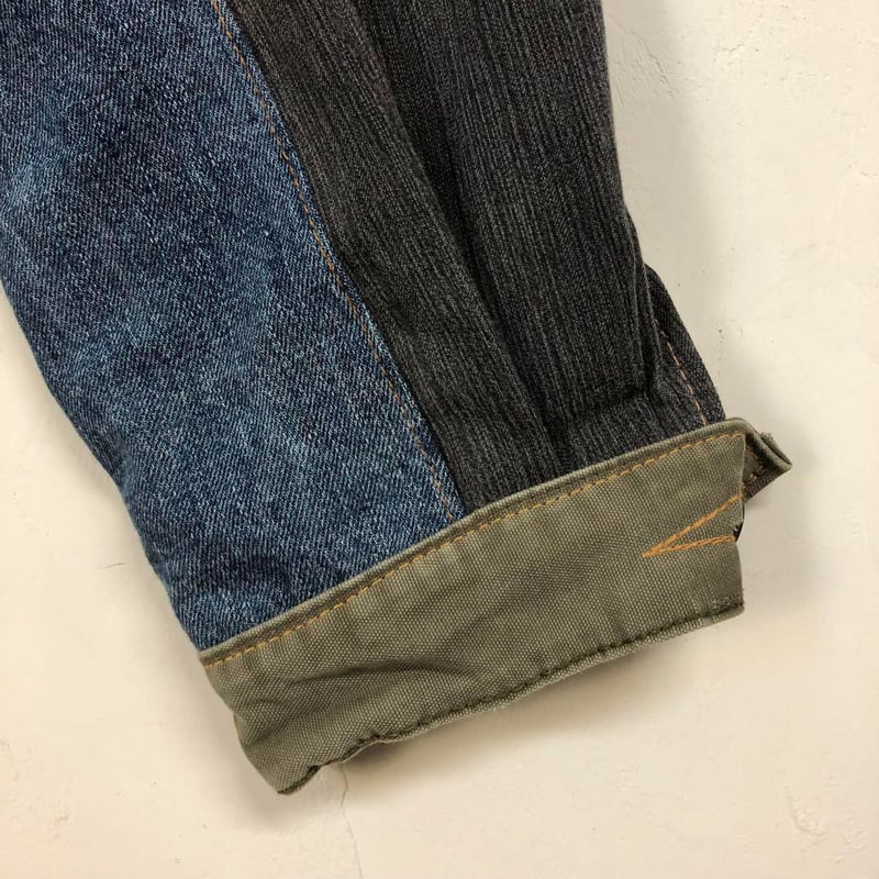 カーハート リメイク 再構築 ジャケット ロゴ 切替 パッチワーク