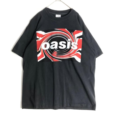BOOTLEG oasis オアシス　シングルステッチ　Tシャツ　黒