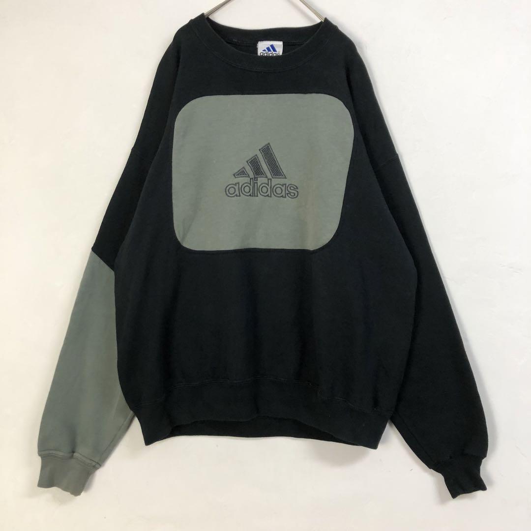 アディダス スウェット トレーナー リメイク 切替 黒 | PEACE TOWN