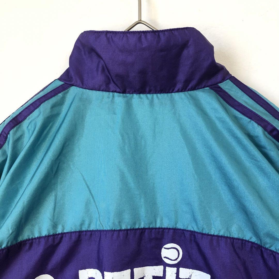 80's アディダスオリジナルス ジャージ トラックジャケット 刺繍 ロゴ