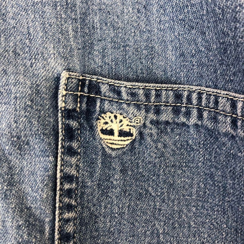 ティンバーランド 刺繍 ロゴ ロゴタグ デニム シャツ | PEACE TOWN