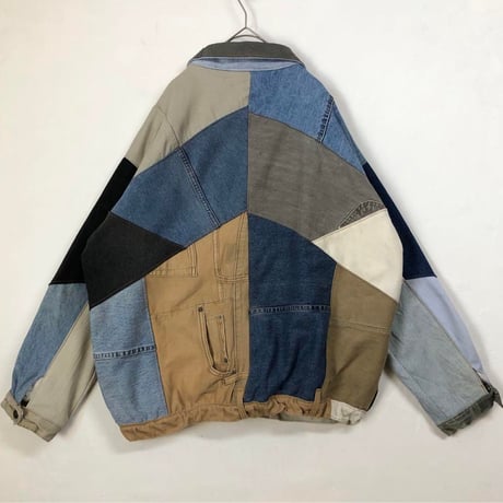 カーハート　リメイク　再構築　ジャケット　ロゴ　切替　パッチワーク