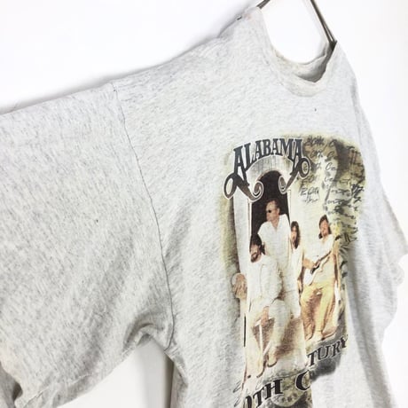 20th　アラバマ　ALABAMA　ビッグロゴ　Tシャツ　グレー
