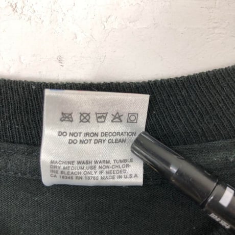 90s フルーツオブザルーム　メッセージT　レストラン　Tシャツ