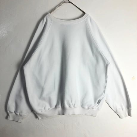 90s ルーニーテューンズ　刺繍　ロゴ　スウェット　刺繍　白