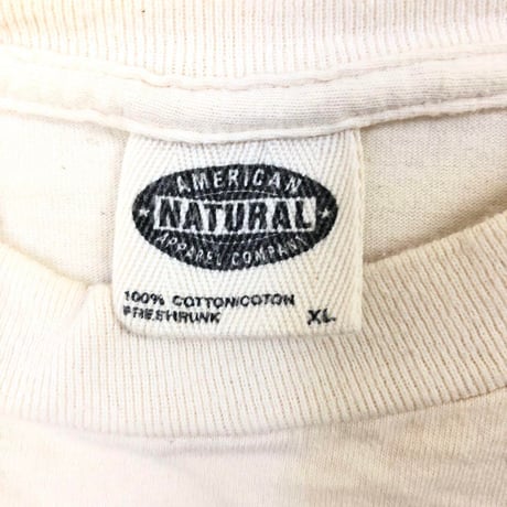USA製　90s シングルステッチ　地球　砂時計　ビッグロゴ　Tシャツ