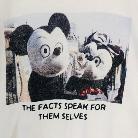 ディズニー　ヴィンテージ　ミッキー　ノースリーブ　白　2XL