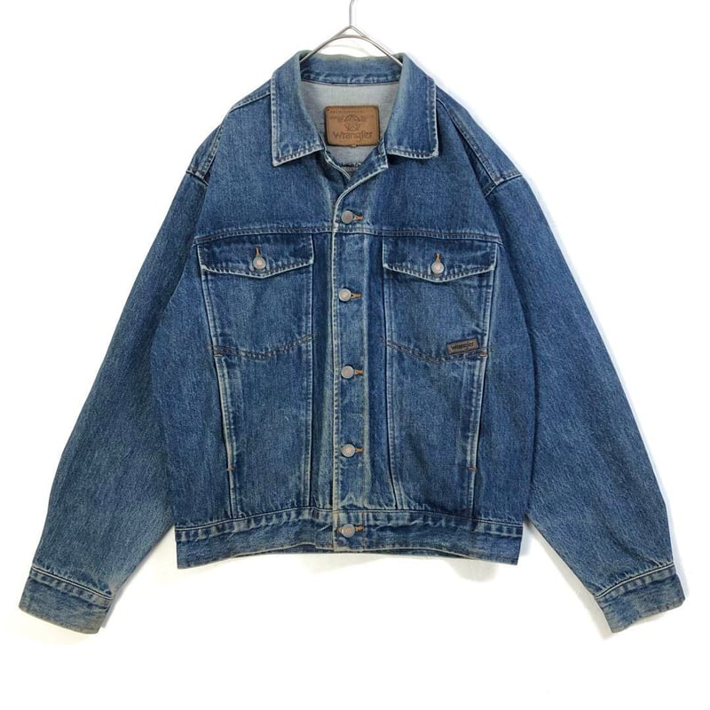 USA製 Wrangler ラングラー デニムジャケット Gジャン 革タグ