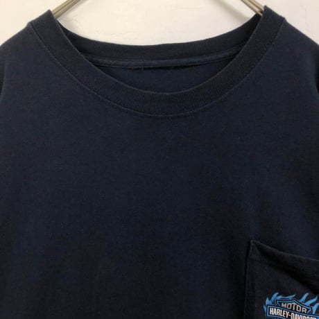 ハーレーダビッドソン　両面　プリント　ビッグロゴ　半袖　Tシャツ