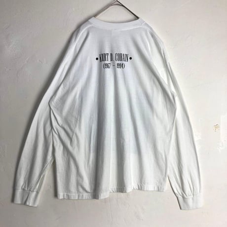 BOOTLEG Nirvana ニルヴァーナ　カートコバーン　ロンT 白
