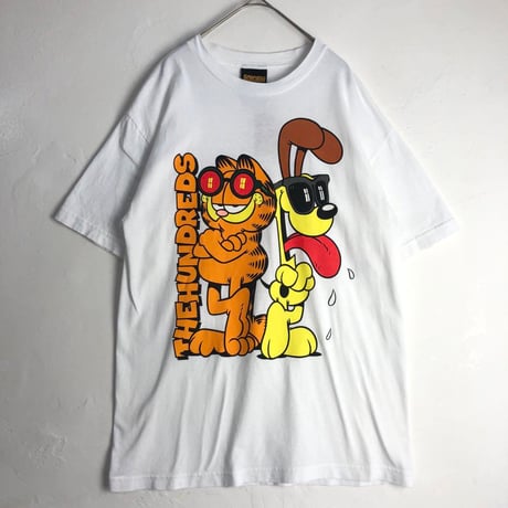Garfield ガーフィールド　ビッグプリント　Tシャツ　白
